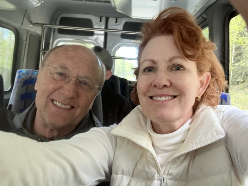 a picture of two people